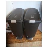 Step on Trash Recycle Waste Cans-10.5x19x23.5"H