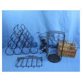 Metal Wine Holder,Metal K-Cup Holder&more