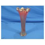 Vintage Fenton Glass Iridescent Marigold Carnival