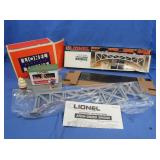 NIB Lionel Arch Bridge&Animated Refreshment Stand