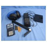 Calculator, PS Headphones&more