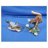 2 Lenox Porcelain Figurines