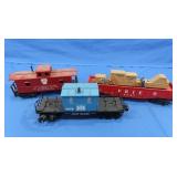 Lionel Animated Gondola Car,Caboose&Transfer