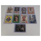 Lot of 9 Vintage Stars inc. Ruth, Koufax, Mantle,