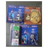 Lot of 3 starting line ups & 2 action figures