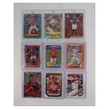 Tyler Stephenson Rookie lot. 9 MINT RC