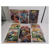 Lot of 9 DC comic magazines inc. Superman "Back