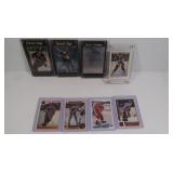 Lot of 8 high profile hockey cards inc. Jagr RC &