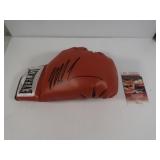 JSA COA Autographed Mike Tyson Boxing Glove