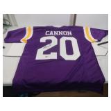 Beckett COA Autograph Billy Cannon Game Jersey