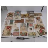 Lot of Vintage hand made & factory made greeting