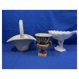 Vintage Wstmld Glass Compote&more