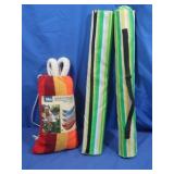 Hammock in a Bag,2 Straw Beach Mats