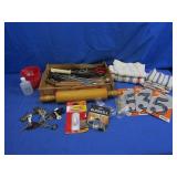 Wooden Rolling Pin,Dish Towels,House Numbers&more