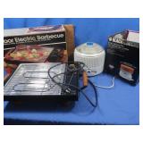 B&D Food Steamer/Rice Cooker&Indoor Elec BBQ