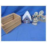Birdhouse Home Decor Lot