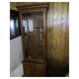 Wood Gun Cabinet(36x14x70.5"H) & 2 Gun Locks