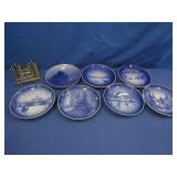 7 Bing&Grondahl Collectible Porcelain Plates