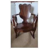 Vintage Wood Rocking Chair