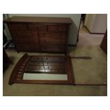 Wood Dresser&Mirror by Vignettes  Div of