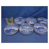 6 Bing&Grondahl Collectible Porcelain Plates