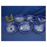 6 Bing&Grondahl Collectible Porcelain Plates