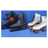 Vintage Roller Skates&Rollerblades(Sz 7)