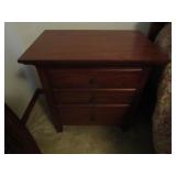 Wood Nightstand by Vignettes Div of