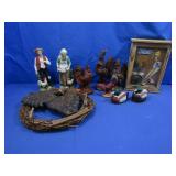 Home Dï¿½cor Lot-Porcelain Figures&more