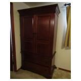 Wood Armoire by Vaughn 44x23.5x75.5"H