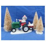 Dept 56 Snowbabies Future Farmer & 3 Trees