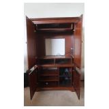 Wood TV Armoire 50x25.5Dx78"H