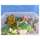 Lot of Silk Flowers