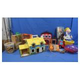 Vintage FP Playhouses, Handy Andy Tool Set,&more