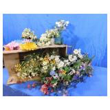 Lot of Silk Flowers