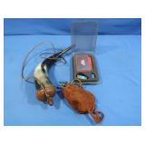 1/2" Muzzleloader Balls,Powder Horn&more