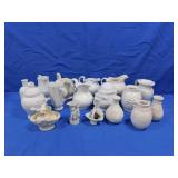 Porcelain Coffee Creamer & Asst Ceramics