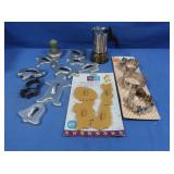 Vintage Cookie Cutters,Bialetti Stove Top