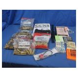 Gun Book,Shell Casings,Gun Lock&more