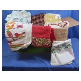 Vintage Hand Embroidered Kitchen Towel & Asst