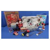 Various Mickey Mouse Collectible Items