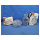 Crystal Curious "Pineapple&Egg" Glass Dishes