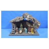 Wooden Navity Scene