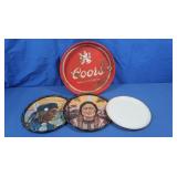 Vintage Coors Tray,2 Vintage Native American