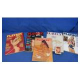 Playboy Magazines(5)&Deck of Playgirl Cards