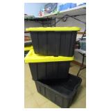 Storage Totes(3) 27X20X15