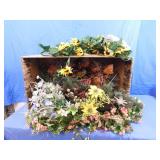 Silk Flowers , Grapevine Wreath & more