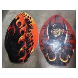 2 Wooden Skim Boards