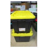 Storage Totes(3) only 2 lids