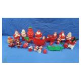 Vintage Santa Candy Containers